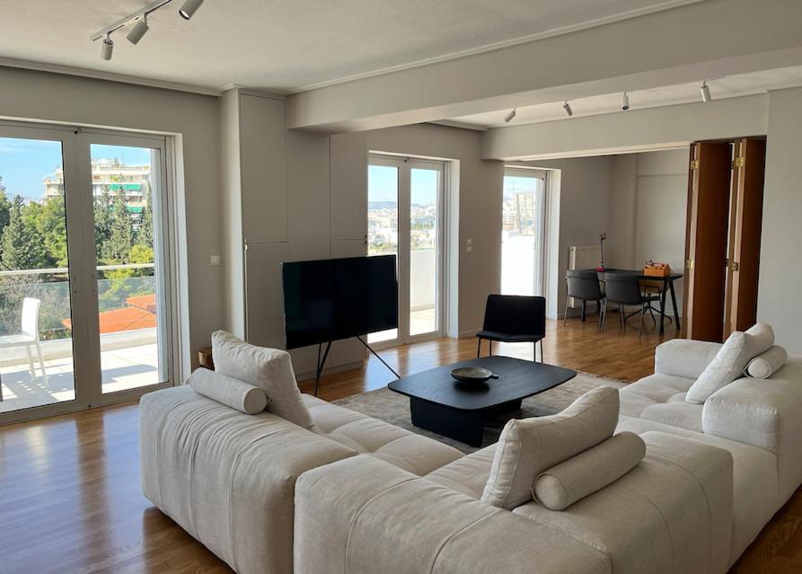 Ferienwohnung Pratinou Penthouse Athen Exterior foto
