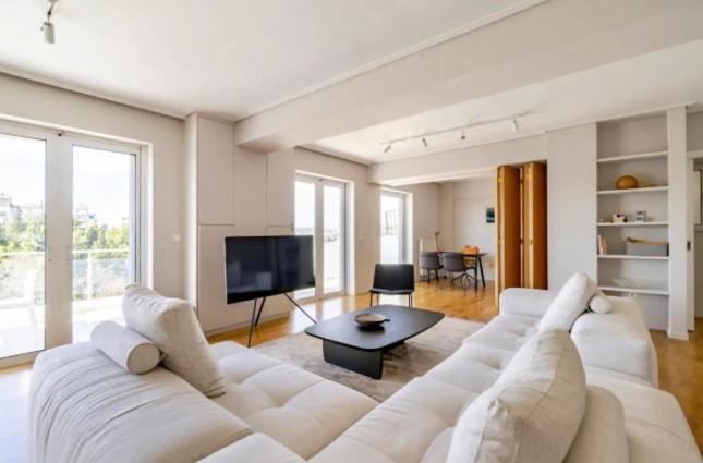 Ferienwohnung Pratinou Penthouse Athen Exterior foto