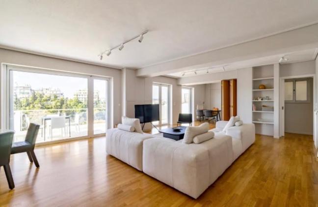 Ferienwohnung Pratinou Penthouse Athen Exterior foto