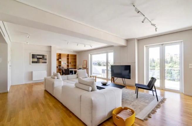 Ferienwohnung Pratinou Penthouse Athen Exterior foto